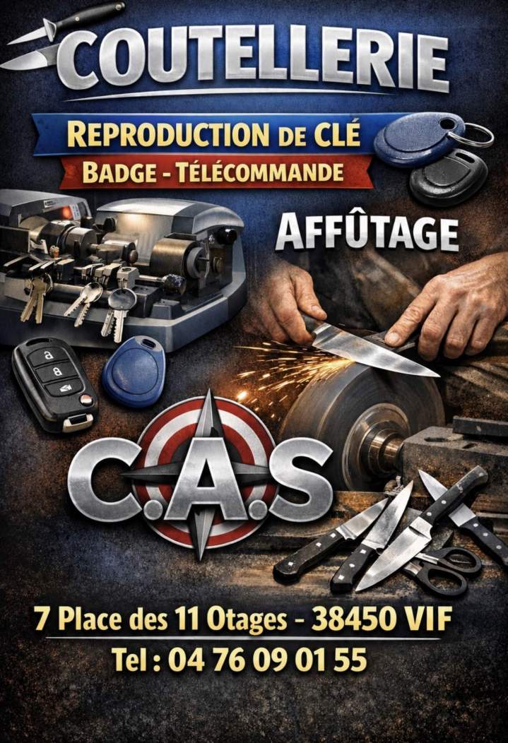 Affûtage couteau Vif