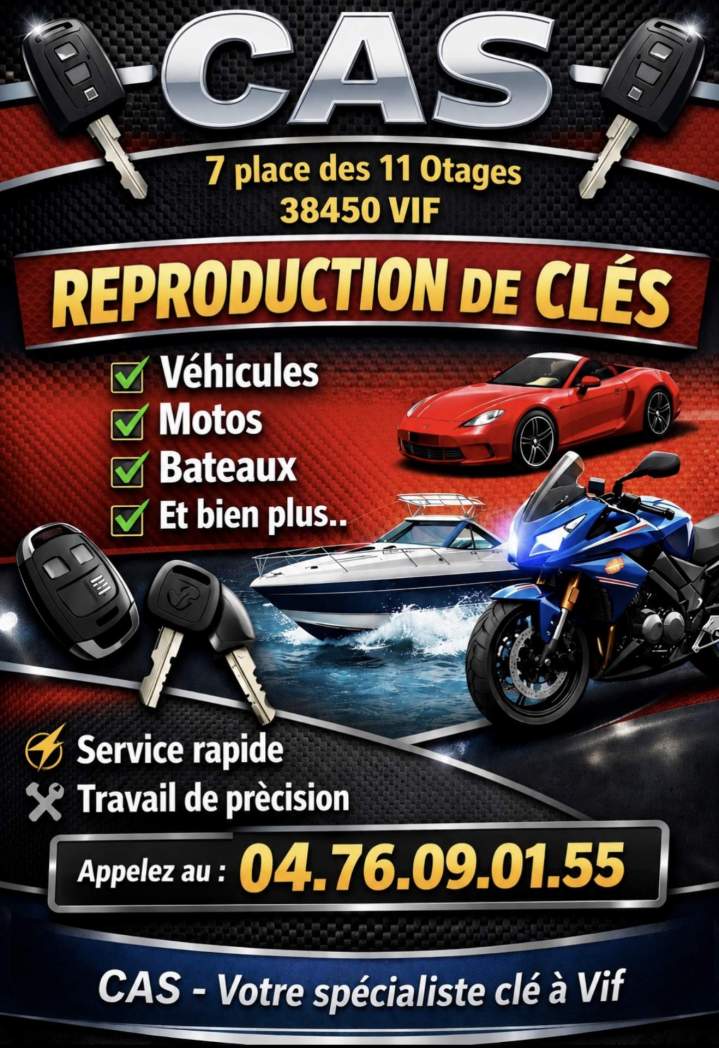 CAS CLE VOITURE