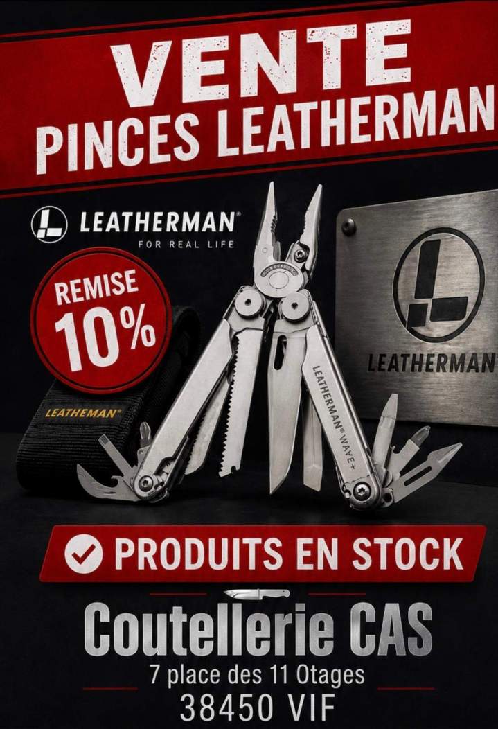 Offre Promotionnelle sur les Pinces Leatherman